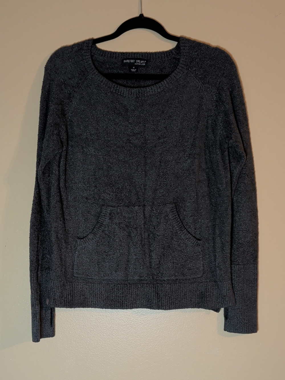 Barefoot Dreams Cozy Chic Lite Raglan Pullover Size Medium